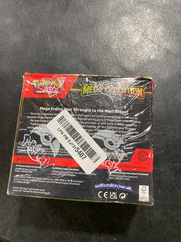 Photo 1 of Pokémon Trading Card Game: Mega Evolution Booster Display