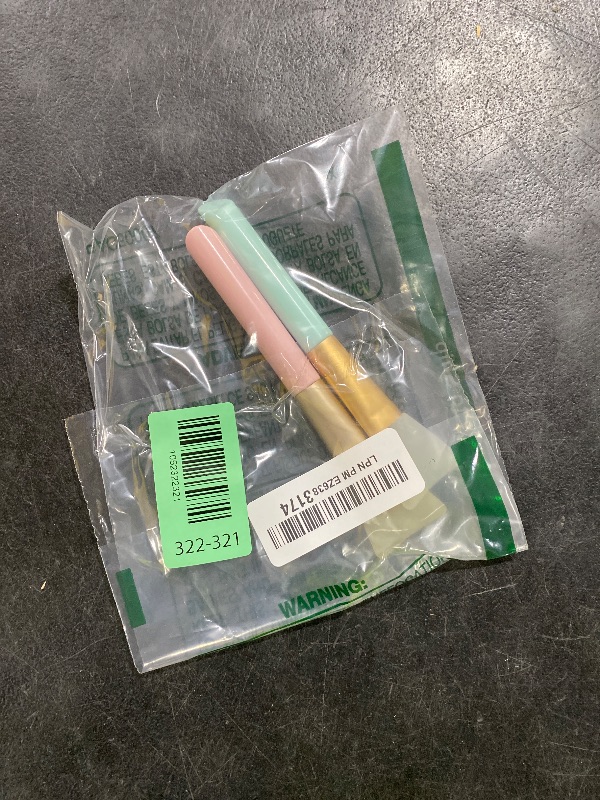 Photo 1 of 2 Pcs Silicone Face Mask Brush Silicone Mask Applicator Soft Silicone Facial Mud Mask Brushes Face Mask Beauty Tools Hairless Applicator Tool for Body Lotion Butter Clay Mask DIY Mask (Blue + Pink)