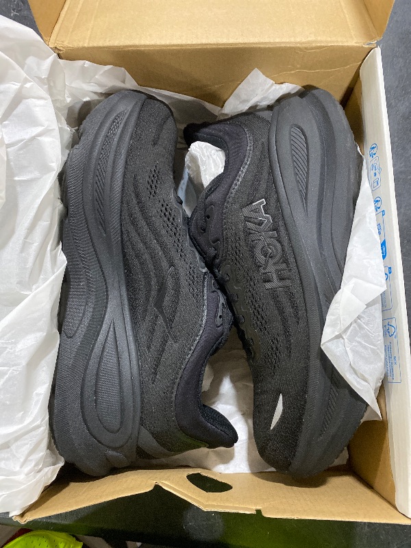 Photo 1 of Hoka Men's Bondi 9 Black/Black 9.5 Wide