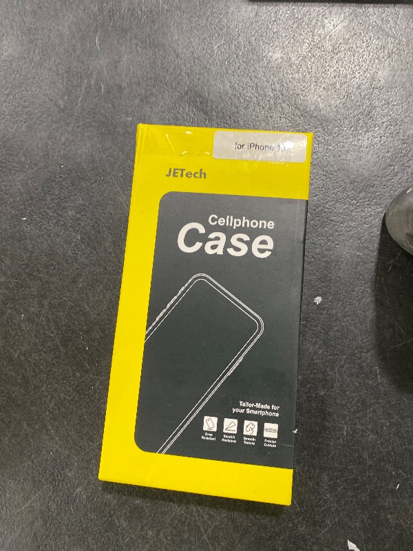 Photo 1 of JETech Case for iPhone 13 6.1-Inch, Non-Yellowing Shockproof Phone Bumper Cover, Anti-Scratch Clear Back (Clear)