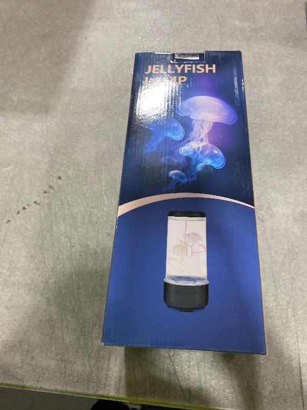 Photo 1 of Jellyfish Lamp, 18LED 7-Color Changing Light with 5 Levels Brightness Jellyfish Aquarium fish lamp Home decor, children's birthday gift, men's and women's holiday gift, relaxing mood atmosphere