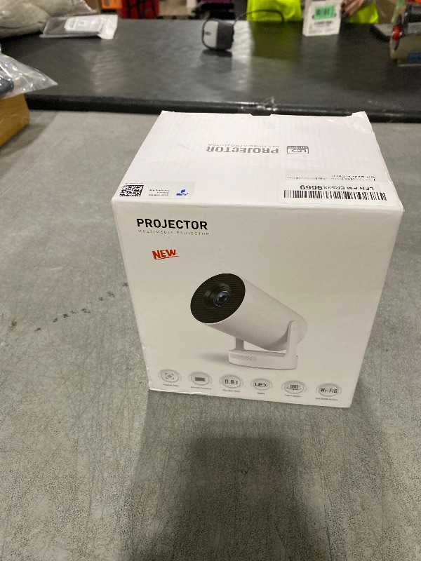 Photo 1 of ?Electric Focus?Mini Portable Projector with 4K Support, Bluetooth 5.4 WIFI6, 5watt Sound Base Speaker, 260 ANSI, Android 11, 210° Rotation , Auto Keystone Correction Video Projector HY300 PLUS