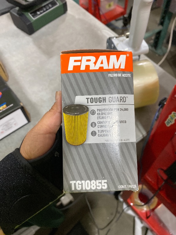 Photo 1 of FRAM Tough Guard TG11665 15K Mile Change Automotive Replacement Interval Spin-On Engine Oil Filter for Select Vehicle Model Years, Superior Vehicle Engine Protection Oil Filter