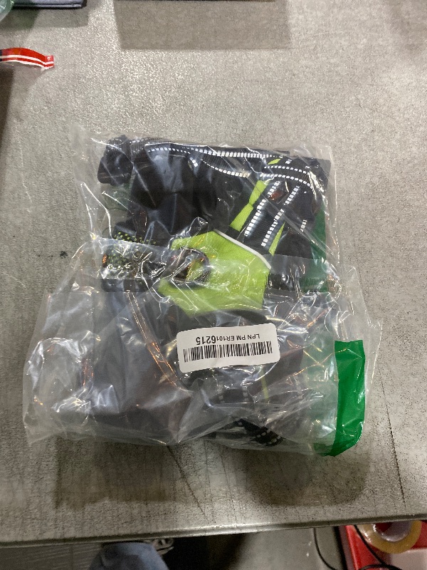 Photo 1 of PHOEPET No Pull Dog Harness Medium Reflective Front Clip Vest with Handle,Adjustable 2 Metal Rings 3 Buckles,[Easy to Put on & Take Off](M, Green)