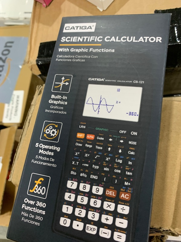 Photo 1 of CATIGA Scientific Calculator with Graphic Functions, Multiple Modes with Intuitive Interface, Perfect for Beginner and Advanced Courses, High School or College, CS-121