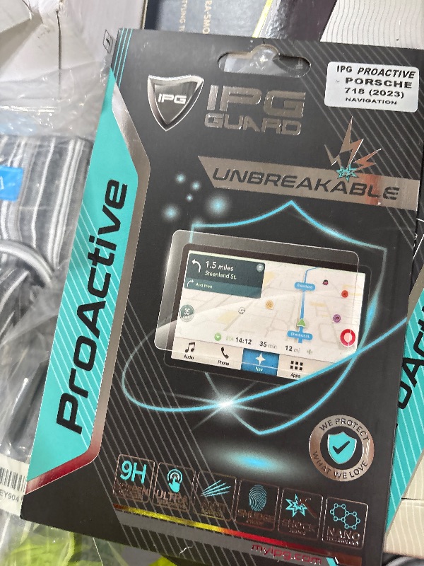 Photo 1 of IPG ProActive Made for Porsche 2023-2025 718 7 Inch Navigation Display 9H Hardness Screen Protector Nano Ceramic Film Ultra Responsive High Clarity Anti Scratch for Pors718