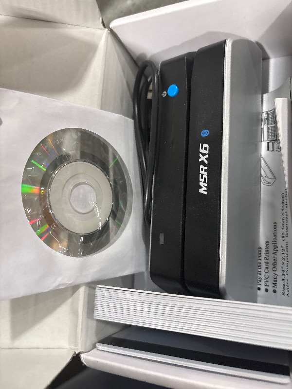 Photo 1 of 3 Track Bluetooth X6BT VIP Card Reader Writer Encoder POS Strip Card Swipe Reader