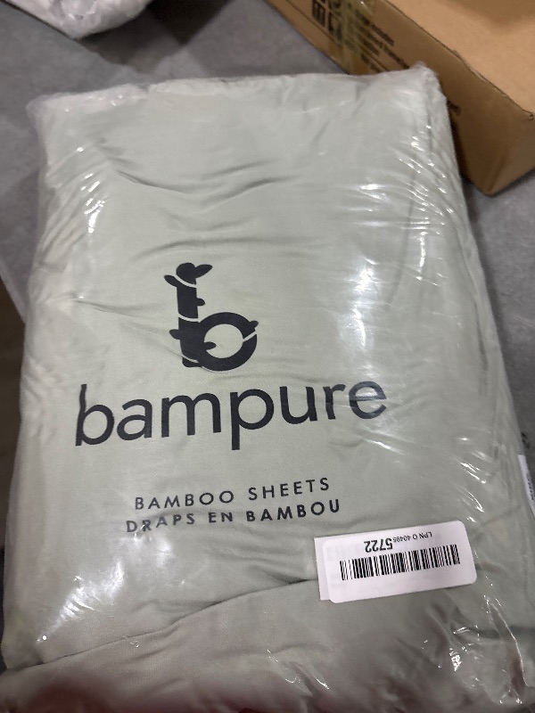 Photo 1 of BAMPURE Luxury Series King Sheet Set - 100% Viscose derived from Bamboo Sheets King Size - Super Soft Viscose Bamboo Cooling Sheets for Hot Sleepers -Up to 16’’ Deep Pocket King Sheet Set (Seaglass)