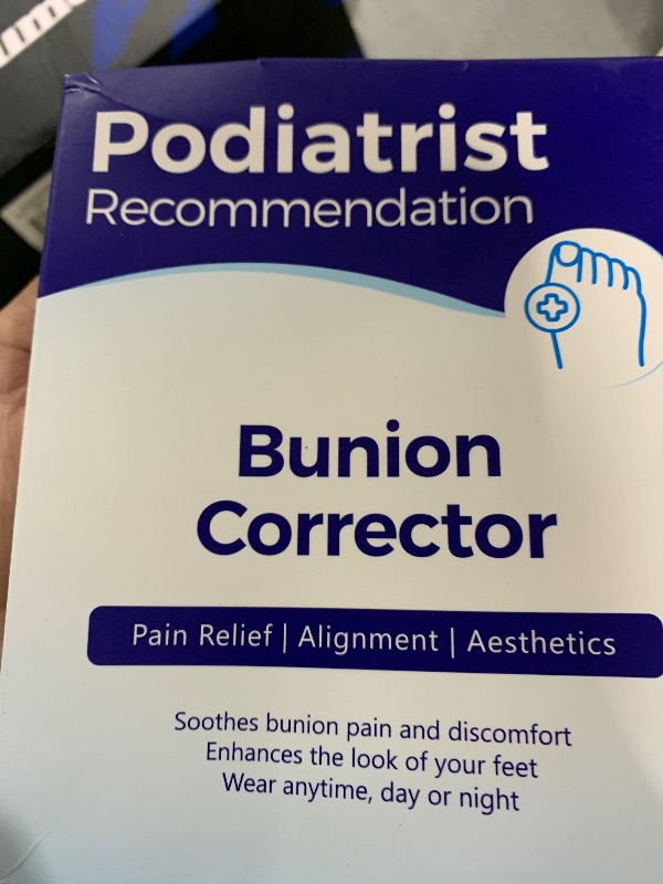 Photo 1 of Habioer Bunion Corrector for Women and Men, Breathable Big Toe Straightener, Bunion Relief Splint & Pad, Comfortable for Day/Night Use, Fit for R/L, Washable