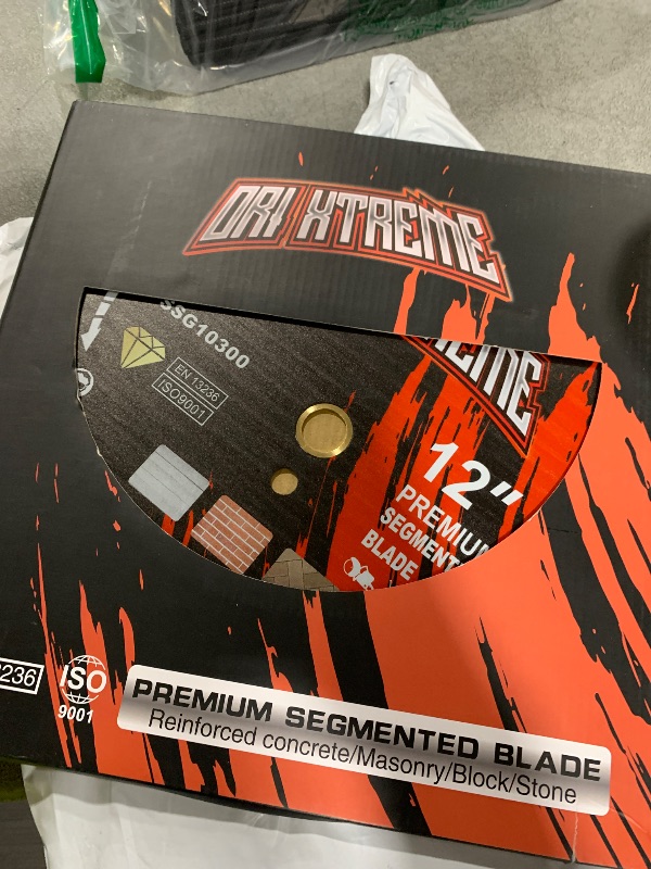 Photo 1 of ORIXTREME 12 Inch Diamond Saw Blade, Segmented General Purpose Blade Dry/Wet Cutting Concrete, Reinforced Concrete, Masonry, Brick, Block,1"-20mm Arbor