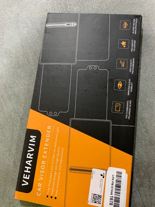 Photo 1 of Veharvim Polarized Sun Visor Extender for Car with Zipper Slider, Upgraded UV400 Car Sun Visor Extension with PC Lens and Side Sunshade,Anti-Glare for Safe Driving,UV-Filtering/Protection(Driver Side)