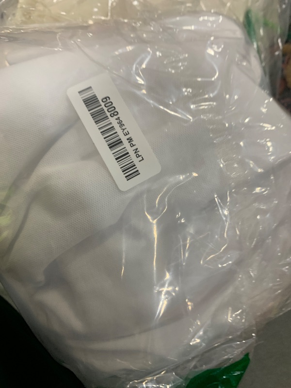 Photo 1 of HILEELANG Little Girl Uniform Polo Dress White Short-Sleeve Cotton Polo Dress 10-12 Yeras