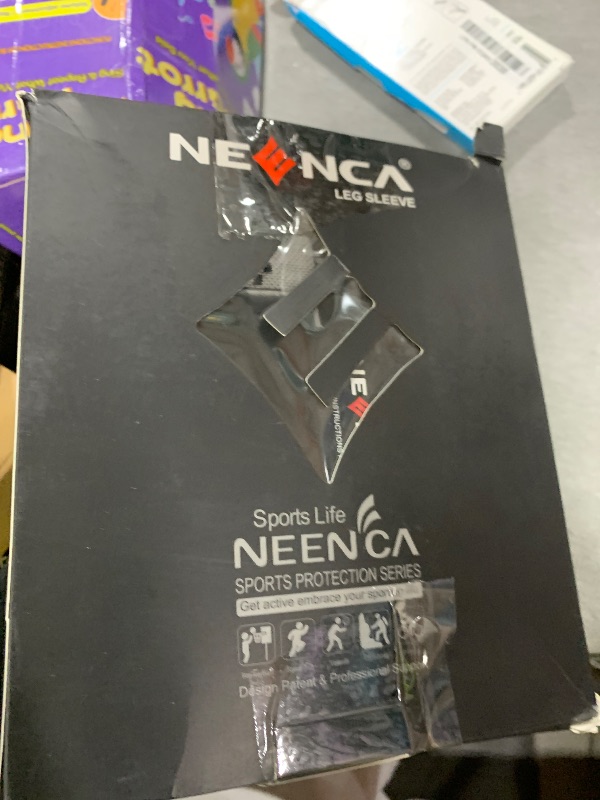 Photo 1 of NEENCA Compression Leg Sleeve - Long Knee Sleeve, Ultra-thin Leg Sleeve with Graphene Ions Infused Fabric for Knee Pain Relief, Swelling, Arthritis, Poor Circulation, Runner, Sports - FSA/HSA Approved