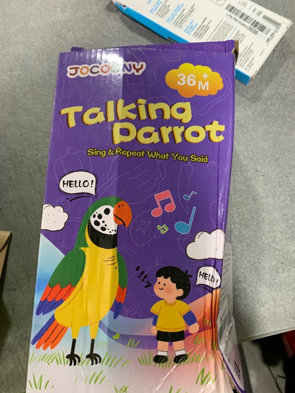 Photo 1 of Toddler Toys, [ Volume Adjustable ] Talking Parrot Repeats What You Said, Mimicking Singing Interactive Toy Electronic Stuffed Animals Plush Pet Doll for Babies Kids Boys Girls Party Birthday Gifts