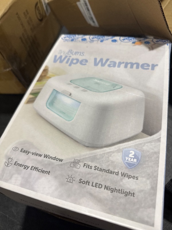 Photo 1 of TinyBums Baby Wipe Warmer & Dispenser with LED Changing Light & On/Off Switch - Jool Baby