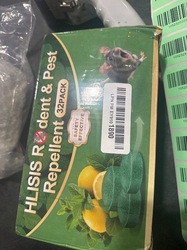 Photo 1 of HLISlS 32 Pack Peppermint Mouse Rodent Repellent, EPA Est. No. 104817-CHN-1