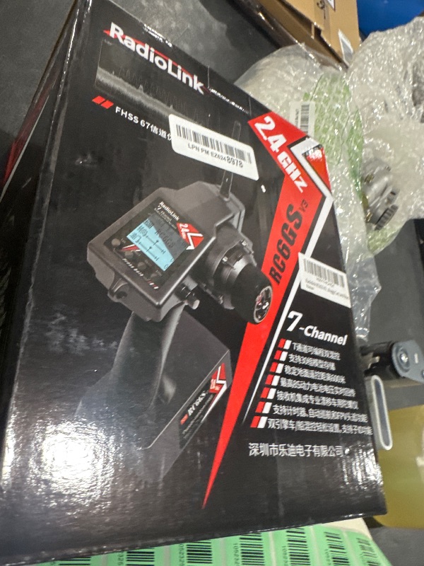 Photo 1 of Radiolink RC6GS V3 7 Channels RC Transmitter and Waterproof Gyro Receiver R7FG, 30 Models Storage 2.4Ghz Voltage Telemetry Surface Remote Radio Controller for RC Crawler, Drifting, Car and Boat