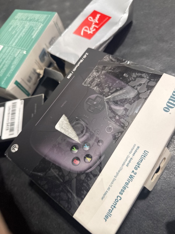 Photo 1 of 8BitDo Ultimate 2 Wireless Controller for Windows & Android, Gaming Controller with TMR Joysticks, Switchable Hall Effect/Tactile Triggers, RGB Fire Ring, 8Speed Wireless Tech, Black