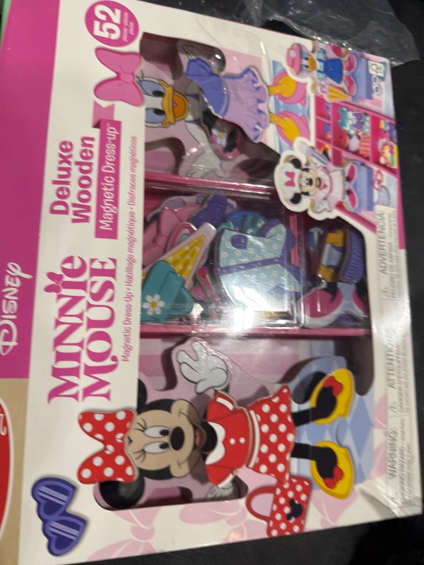 Photo 1 of Melissa & Doug Disney Minnie Mouse & Daisy Duck Magnetic Dress-Up Wooden Dolls – Pretend Play Set (40+ pcs) Minnie Mouse Toys, Disney Dress Up Dolls for Preschoolers & Kids Ages 3+