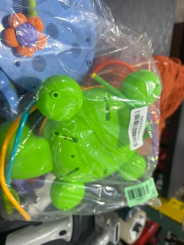 Photo 1 of Chuchik Water Sprinkler for Kids - Backyard Spinning Turtle Toy - Summer Splashing Fun - Sprays Up to 8ft High - Attaches to Garden Hose