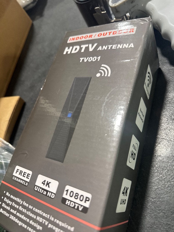 Photo 1 of 2025 Antenna for Smart TV for Local Channels,TV Antenna Indoor for Long Range Reception, Digital Antenna for Easy Installation and All Smart/Old TVs, Supports 4K 1080P HD VHF UHF