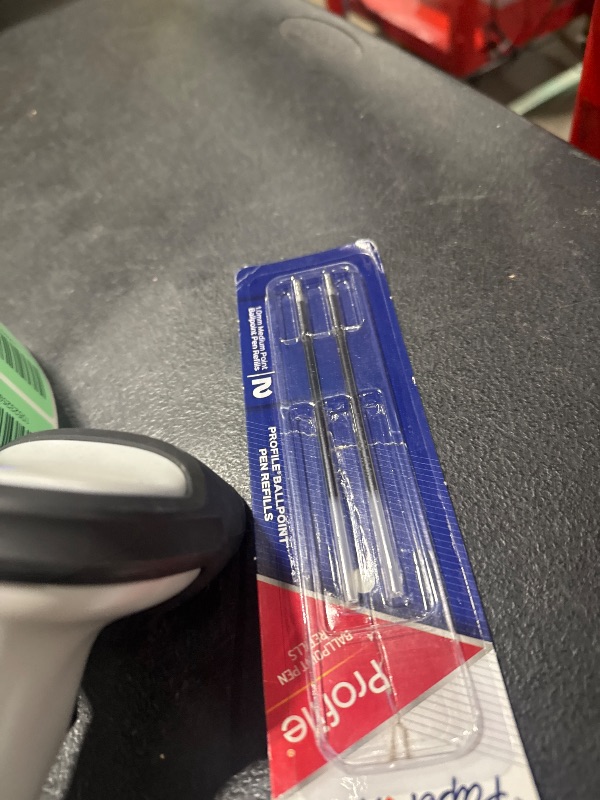 Photo 1 of Paper Mate Profile Pen Refills, Pen Ink for Ballpoint Pens, 1.0 mm, Black,