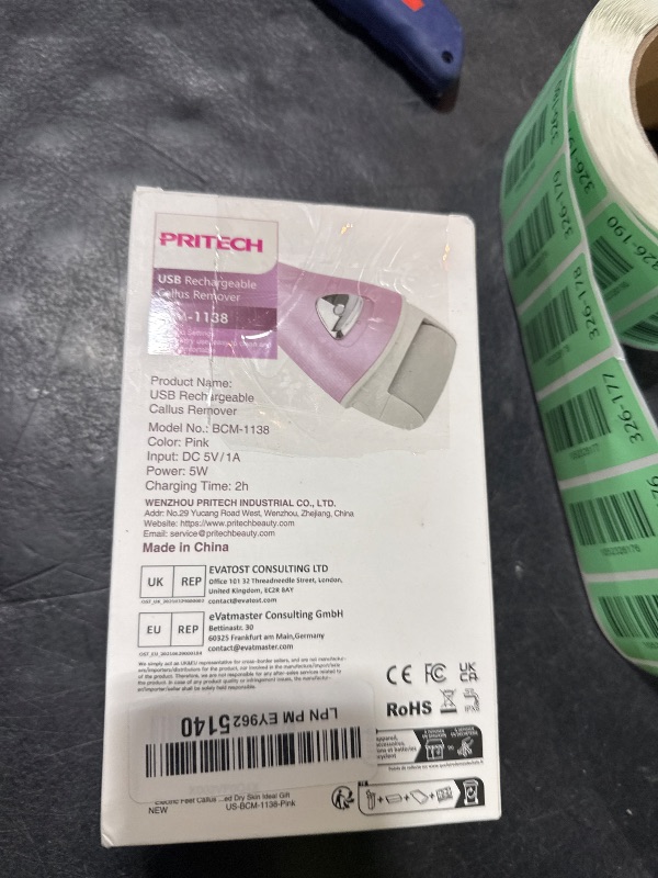 Photo 1 of Electric Foot Callus Removers Rechargeable,Portable Electronic Foot File Pedicure Tools, Electric Callus Remover Kit,Professional Pedi Feet Care Perfect for Dead,Hard Cracked Dry Skin?Pink?