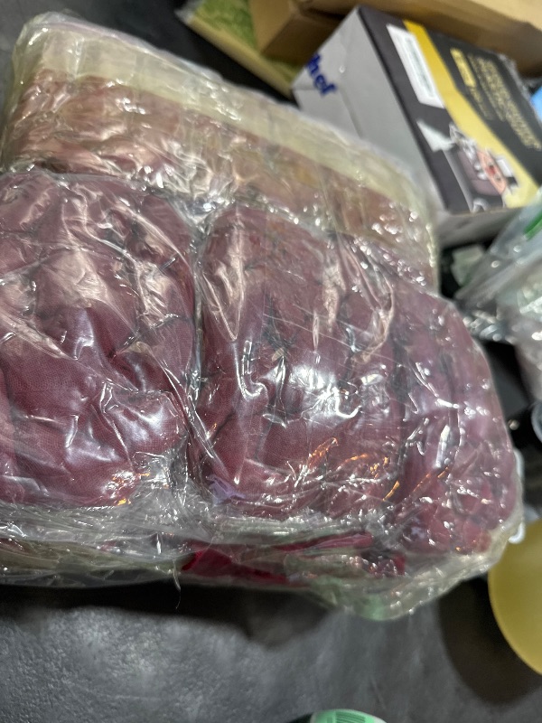 Photo 1 of 30 Pack Burgundy Cheesecloth Table Runner 17 x 108 inch Cheese Cloth Table Runners 9ft Burgundy Table Runner Rustic Romantic Sheer Gauze Runner for Wedding Party Baby Shower Table Decoration