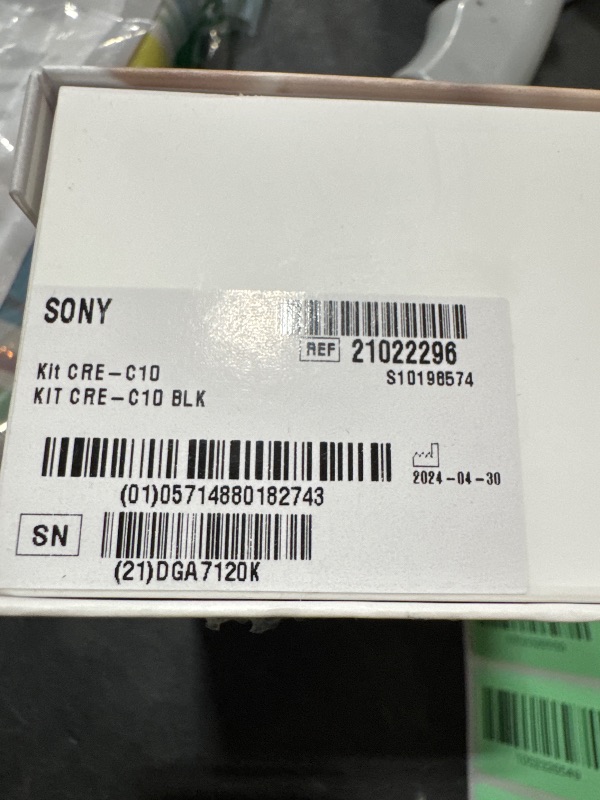 Photo 1 of Sony CRE-C10 Self-Fitting OTC Hearing Aids for Mild to Moderate Hearing Loss, Prescription-Grade Sound Quality, Compact Virtually Invisible Design, Customizable App, and Replaceable Batteries, Black