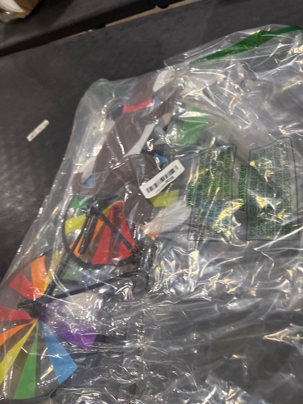 Photo 1 of 2 Pack 20 Inches Animal Bike Spinners Decoration, Colorful Dog and Cat Pinwheels with Stakes, Windmill Wind Spinner for Yard Garden Lawn, Large Pet Pin Wheels Outdoor Decor Gifts for Kids