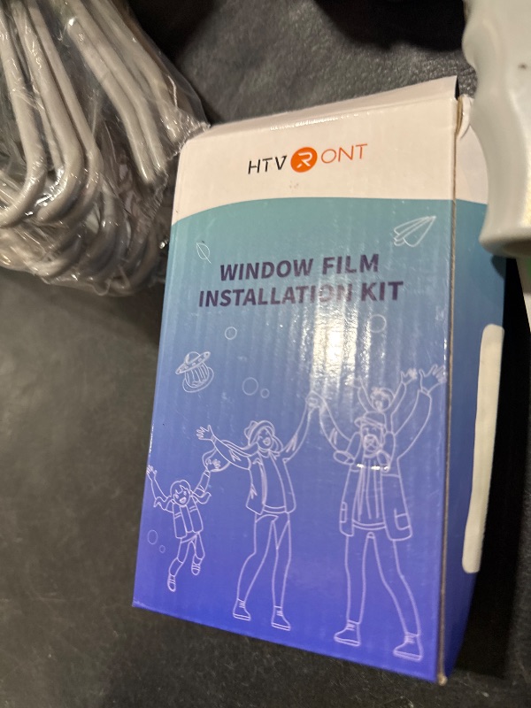 Photo 1 of HTVRONT Window Film Kit - 4 Pcs Window Privacy Film Installation Tools, Easy to Apply Glass & Car Windows Tint Kit, Includes Felt Squeegee, Detachable Knife & 1 Extra Blade, 100ML Spray Bottle