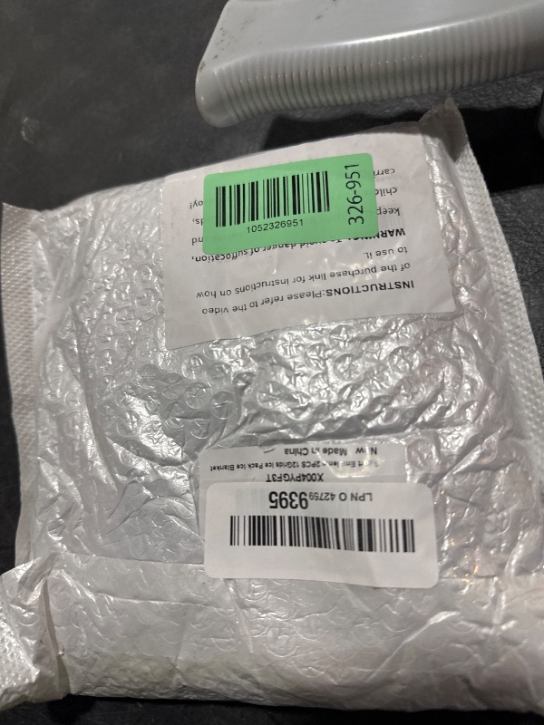 Photo 1 of 2-Pack Flexible Ice Sheets-4.9x13.4 for Any Lunch Boxes & Bags & Coolers - Reusable Freezer Packs Stay Foldable When Frozen, No Leak Gel Wrap to Keep Food/Drinks Cold for Hours for Work, BBQ, Camping