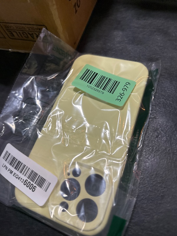 Photo 1 of LOVE 3000 Designed for iPhone 14 Pro Max Case, Premium Silicone with [Soft Anti-Scratch Microfiber Lining] Shockproof Protective Phone Case for Men Women Girls 6.7", Creamy Yellow