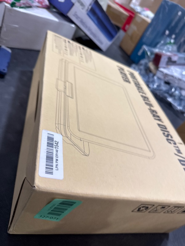 Photo 1 of 17.6" Portable Blu Ray DVD Player with 15.4" Screen, HDMI Input/Output, Sync Screen, 5 Hours Playing Time, 1080P MP4 MKV Video, Surround Audio, USB SD
