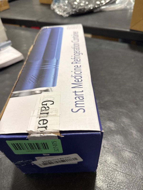 Photo 1 of Electric Insulin Cooler Travel Case TSA Approved?USB Type-C Smart Cooling, 10000mAh Power Bank ?Large Capacity Medication Cooler for Travel ?Medical Cooler for Insulin (Blue, no Power Bank)