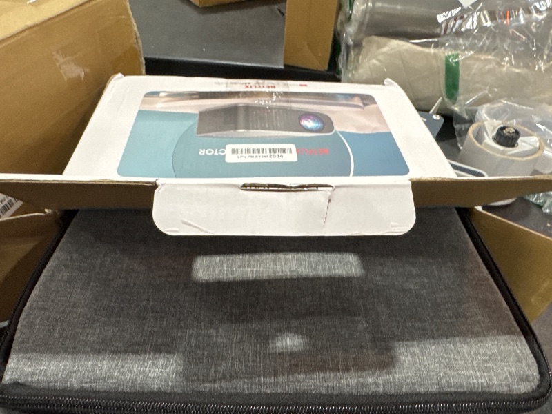 Photo 1 of [Auto Focus/Netflix-Certified/Dolby Audio]Smart Projector with WiFi and Bluetooth, DBPOWER Projector Built-in Apps, Native 1080P, Auto 6D Keystone, Upgraded Fan Cooling for Outdoor Movie Home Theater