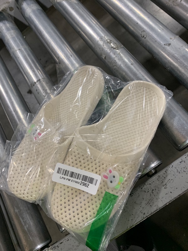 Photo 1 of Caistre Bath Slippers with Holes Women Lightweight Slide Sandals Indoor Outdoor Bath Slippers Non Slip House Shoes Pool Beach