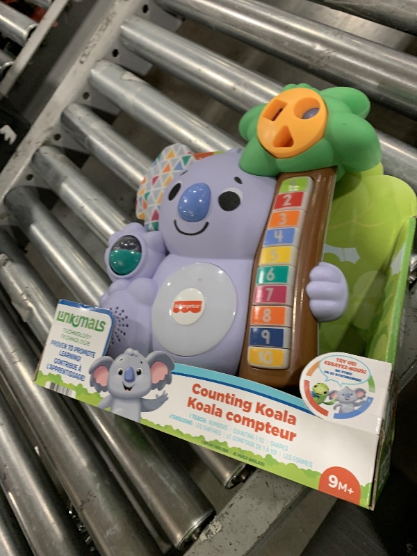 Photo 1 of Fisher-Price Baby Learning Toy Linkimals Counting Koala with Interactive Lights & Music for Infants Ages 9+ Months. Compatible Only with Linkimals Items