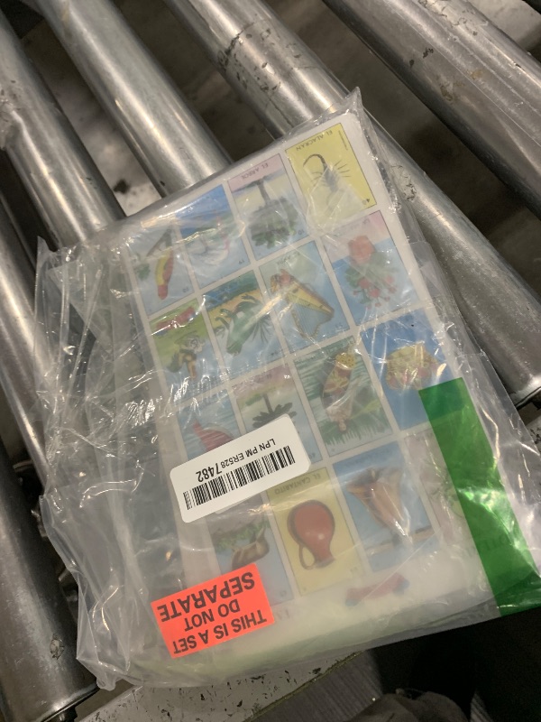 Photo 1 of New To Town Premium Lotería Mexican Bingo Game Set - Complete with 100 Bingo Chips for 10 Players - Authentic Lotería de Lujo Mexicana - Colorful Loteria Cards (10 Players + 100 Chips)