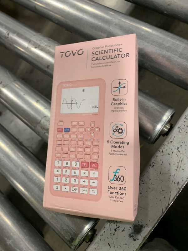 Photo 1 of TOVO Scientific Calculator with Graphing Functions, Multiple Modes, 360 Functions, Large Screen, Intuitive Interface for Beginners, High School & Advanced Courses, TS-259 (Developed by CATIGA)