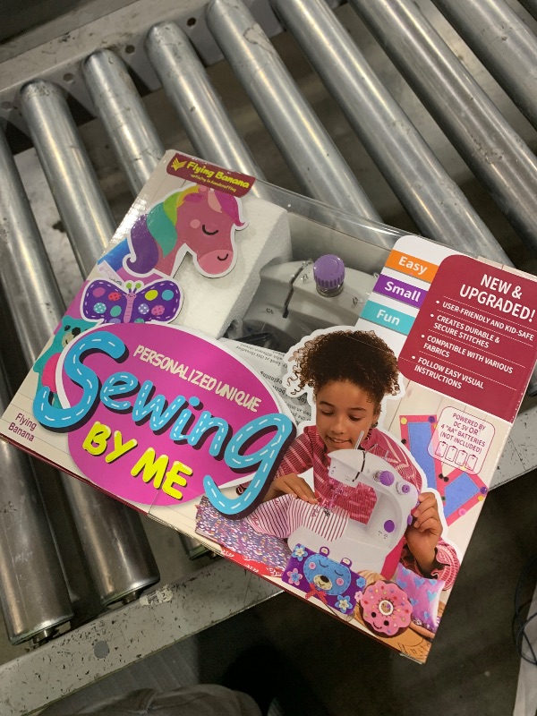 Photo 1 of Mini Sewing Machine for Beginners-Maquina de Coser, Easy Automatic Sewing Machine with Extension Table, Household Electric Portable Sewing Tool with Sewing Kit, Small, for All Age, Kids or Adults