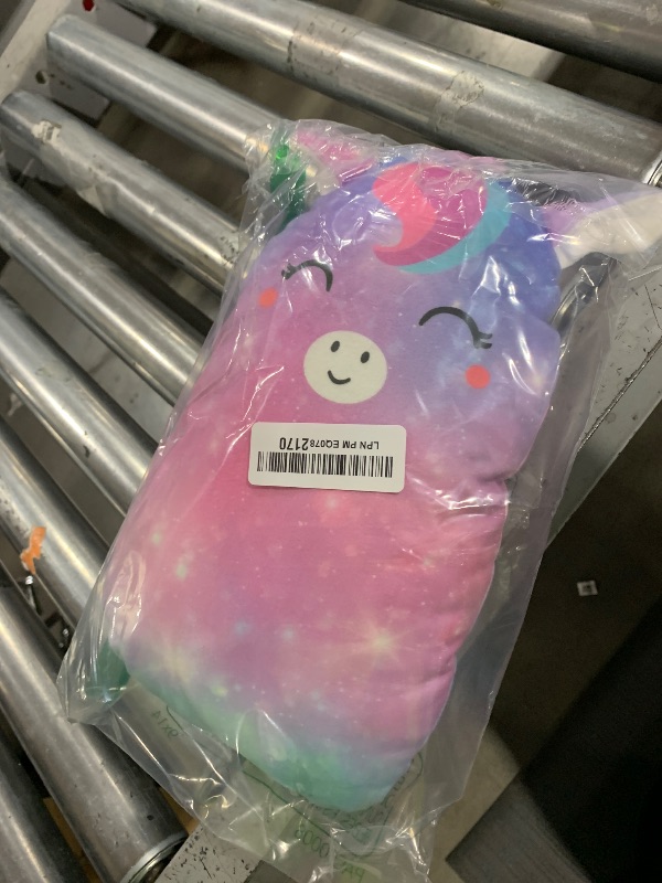 Photo 1 of FIODAY Car Seat Belt Covers for Kids Unicorn Seat Belt Pillow Soft Seat Belt Cushion Adjust Seat Strap Pillow Head Neck Support for Children Boys Girls Travel, Purple