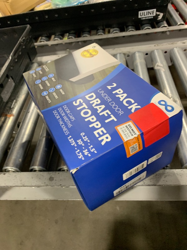 Photo 1 of Everlasting Comfort Door Draft Stopper for Bottom of Door - Quick Install, Soundproofing, 2" Thick Foam Door Sweep for bottom of door, Blocks Cold Air & Noise, Fits 30"-36" W, Under Door Draft Stopper