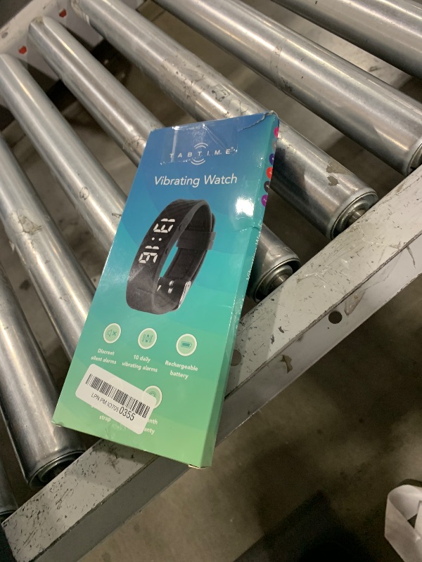 Photo 1 of Tabtime Vibrating Alarm Wristband - Silent Alarm Watch for Adults and Kids - with up to 10 Personal Alarms or Pill Reminders per Day?