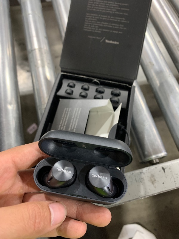 Photo 1 of Technics HiFi True Wireless Multipoint Bluetooth Earbuds with Advanced Noise Cancelling, Impressive Call Quality Using JustMyVoice Technology, Alexa Built in, EAH-AZ60-K (Black)