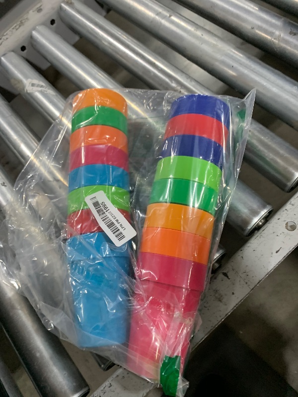 Photo 1 of US Acrylic Spectrum Unbreakable Plastic 10 ounce Stackable Juice Tumblers in 8 Assorted Colors | Set of 16 Kids Drinking Cups | Reusable, BPA-free, Made in the USA, Top-rack Dishwasher Safe
