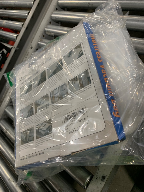 Photo 1 of King/Cal-King Foam Mattress Vacuum Bag for Moving, Storage, Vacuum Seal Mattress Bag with Straps