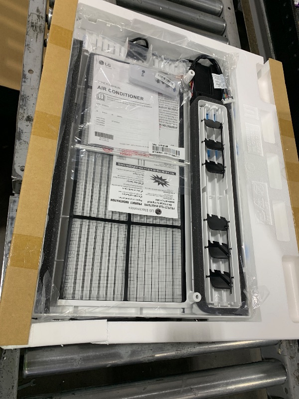 Photo 1 of LG 14000 BTU Window Air Conditioners [2023 New] Remote Control WiFi Enabled App Ultra-Quite Washable Filter Cools 800Sq.Ft for Large Room AC Unit air conditioner Easy Install White LW1521ERSM1