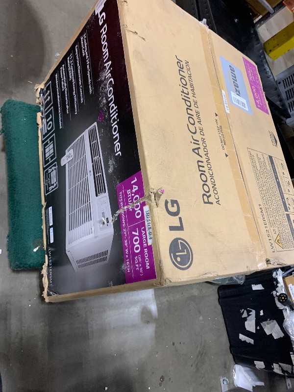Photo 1 of LG 14000 BTU Window Air Conditioners [2023 New] Remote Control WiFi Enabled App Ultra-Quite Washable Filter Cools 800Sq.Ft for Large Room AC Unit air conditioner Easy Install White LW1521ERSM1
