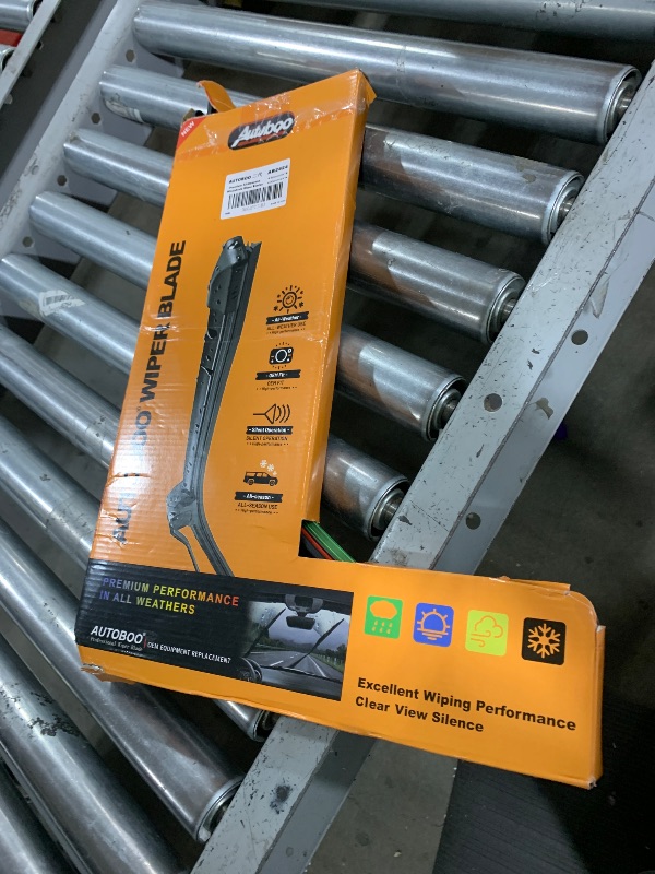 Photo 1 of AUTOBOO 24" and 24" Windshield Wipers Blades (Pack Of 2),OEM Quality Premium All-Seasons Wiper blades,Stable and Quiet Armor wiper blades